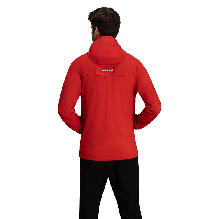 グライダー 2.0 ウィンドブレーカー フーデッド ジャケット アジアンフィット mammut red