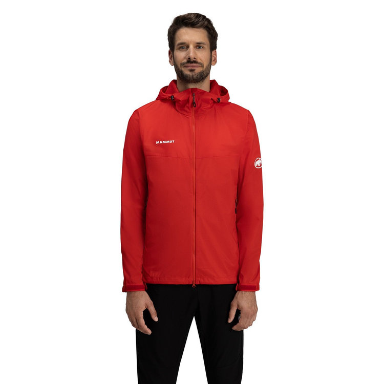 グライダー 2.0 ウィンドブレーカー フーデッド ジャケット アジアンフィット mammut red