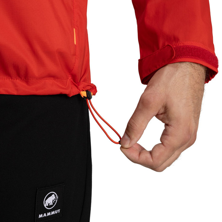 グライダー 2.0 ウィンドブレーカー フーデッド ジャケット アジアンフィット mammut red