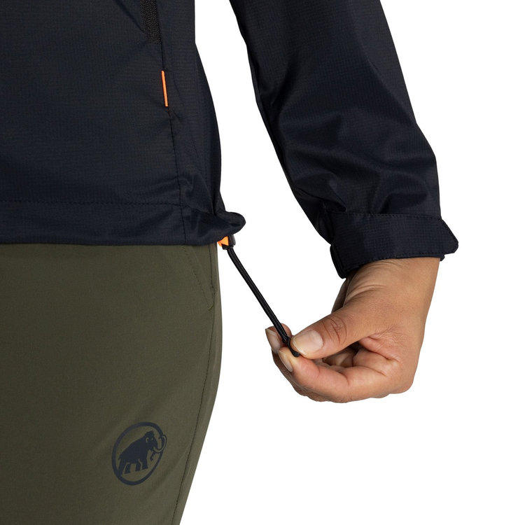 グライダー 2.0 ウィンドブレーカー フーデッド ジャケット アジアンフィット black