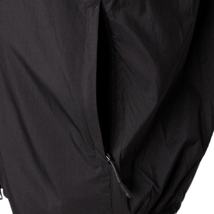 フィビア ウィンドブレーカー フーデッド ジャケット アジアンフィット black