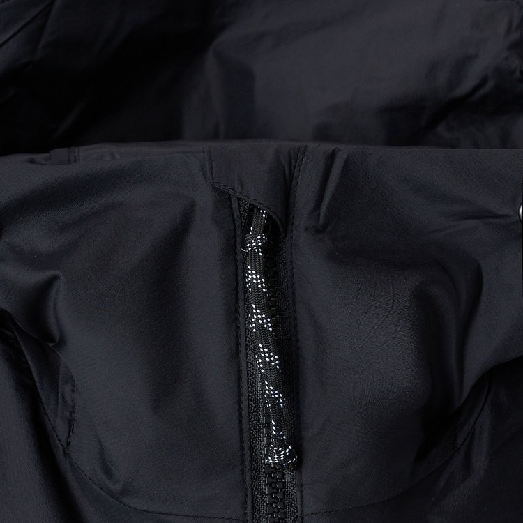 メロン ウルトラライト ウィンドブレーカー フーデッド ジャケット black