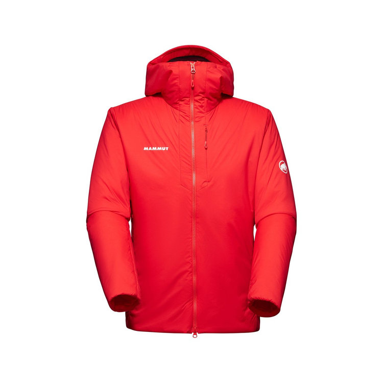 ライム インサレーション フレックス フーデッド ジャケット アジアンフィット mammut red