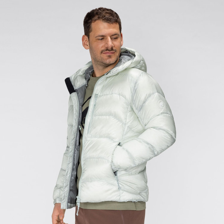 グラビティ インサレーション フーデッド ジャケット アジアンフィット silver sage