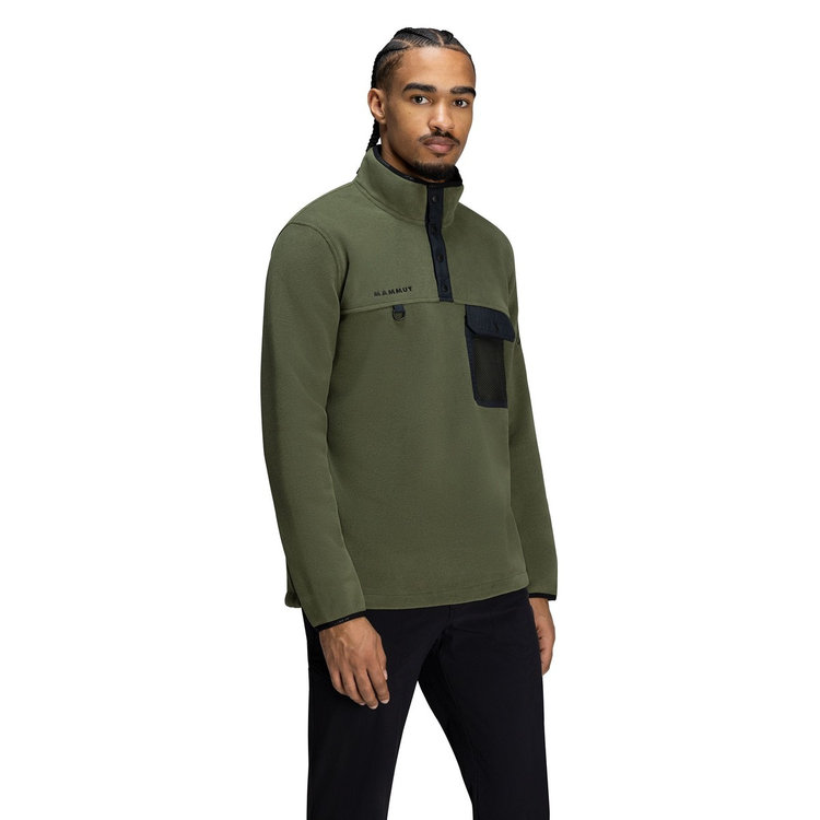 ムーンストーン ハイブリッド ミッドレイヤー プル アジアンフィット dark marsh