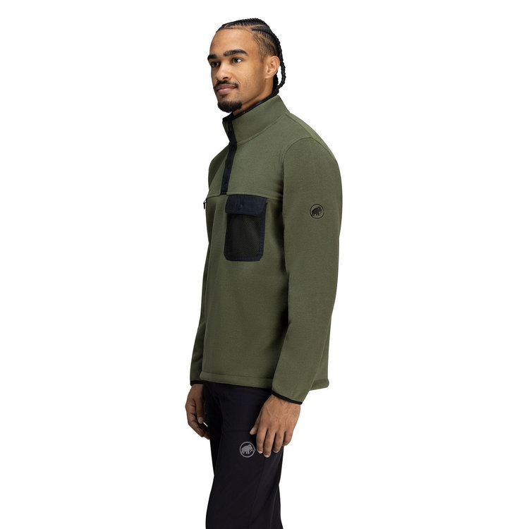 ムーンストーン ハイブリッド ミッドレイヤー プル アジアンフィット dark marsh