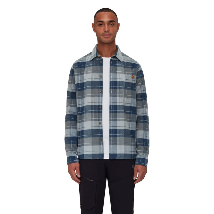 トロバット ロングスリーブ シャツ steel-marine