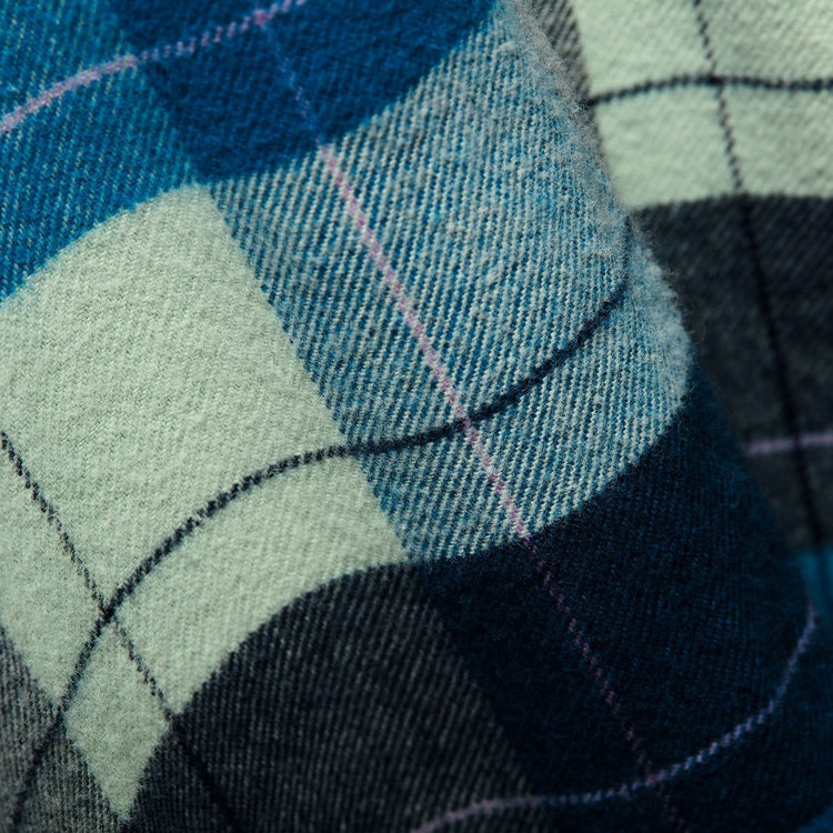 トロバット ロングスリーブ シャツ neo mint-deep ice