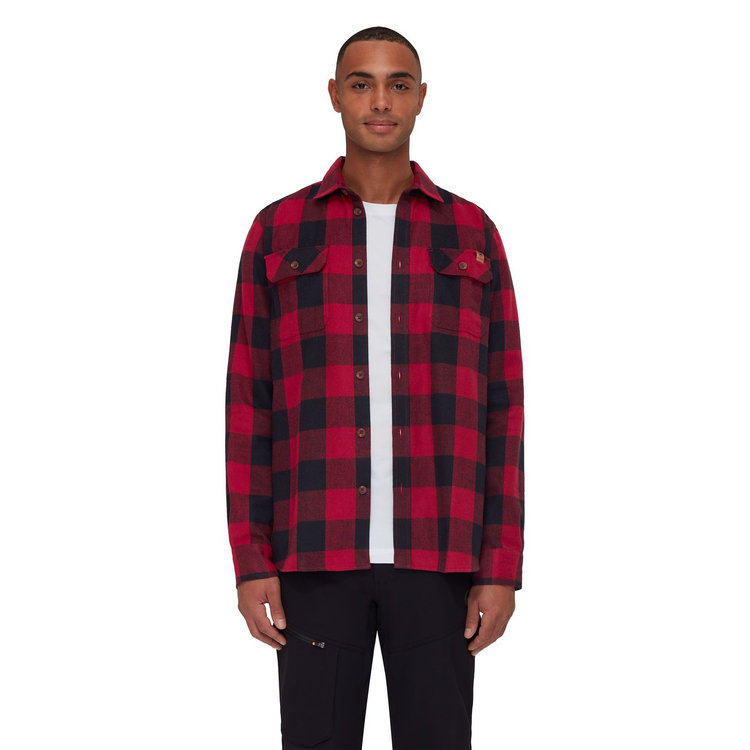 タマロ ロングスリーブ シャツ blood red-black