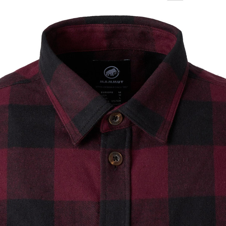 タマロ ロングスリーブ シャツ アジアンフィット vin-black