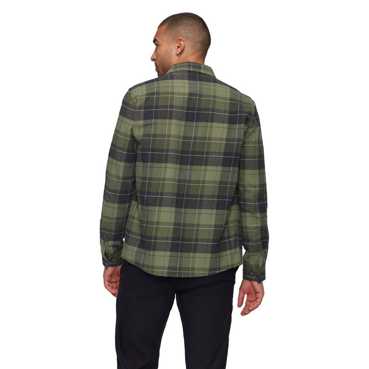 トロバット ロングスリーブ シャツ アジアンフィット marsh-black