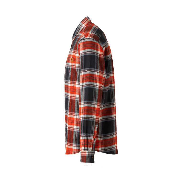 トロバット ロングスリーブ シャツ アジアンフィット black-mammut red