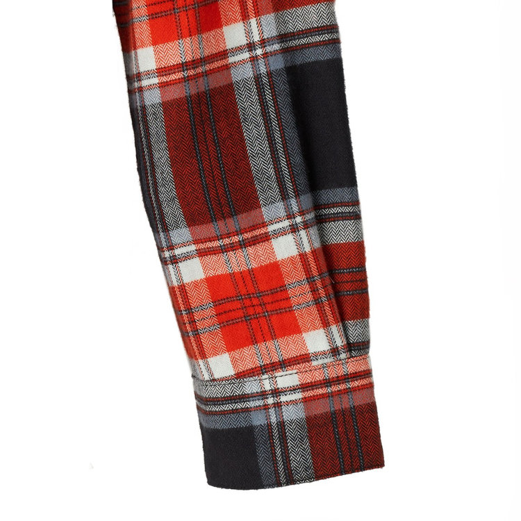トロバット ロングスリーブ シャツ アジアンフィット black-mammut red