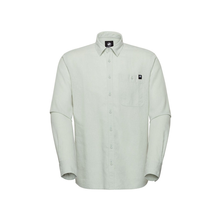 アルブラ サマー ロングスリーブ シャツ アジアンフィット silver sage