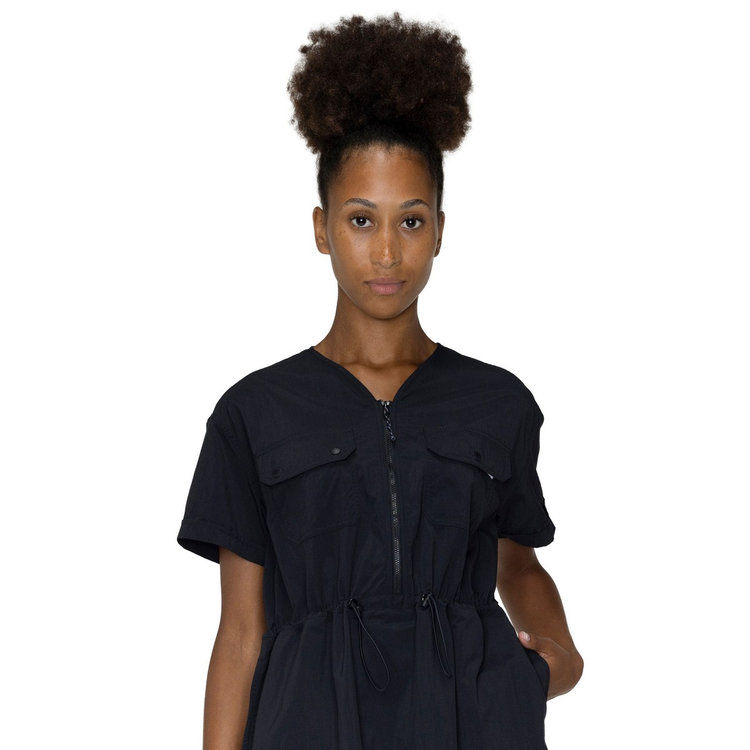 ハイランド シャツ ドレス アジアンフィット black