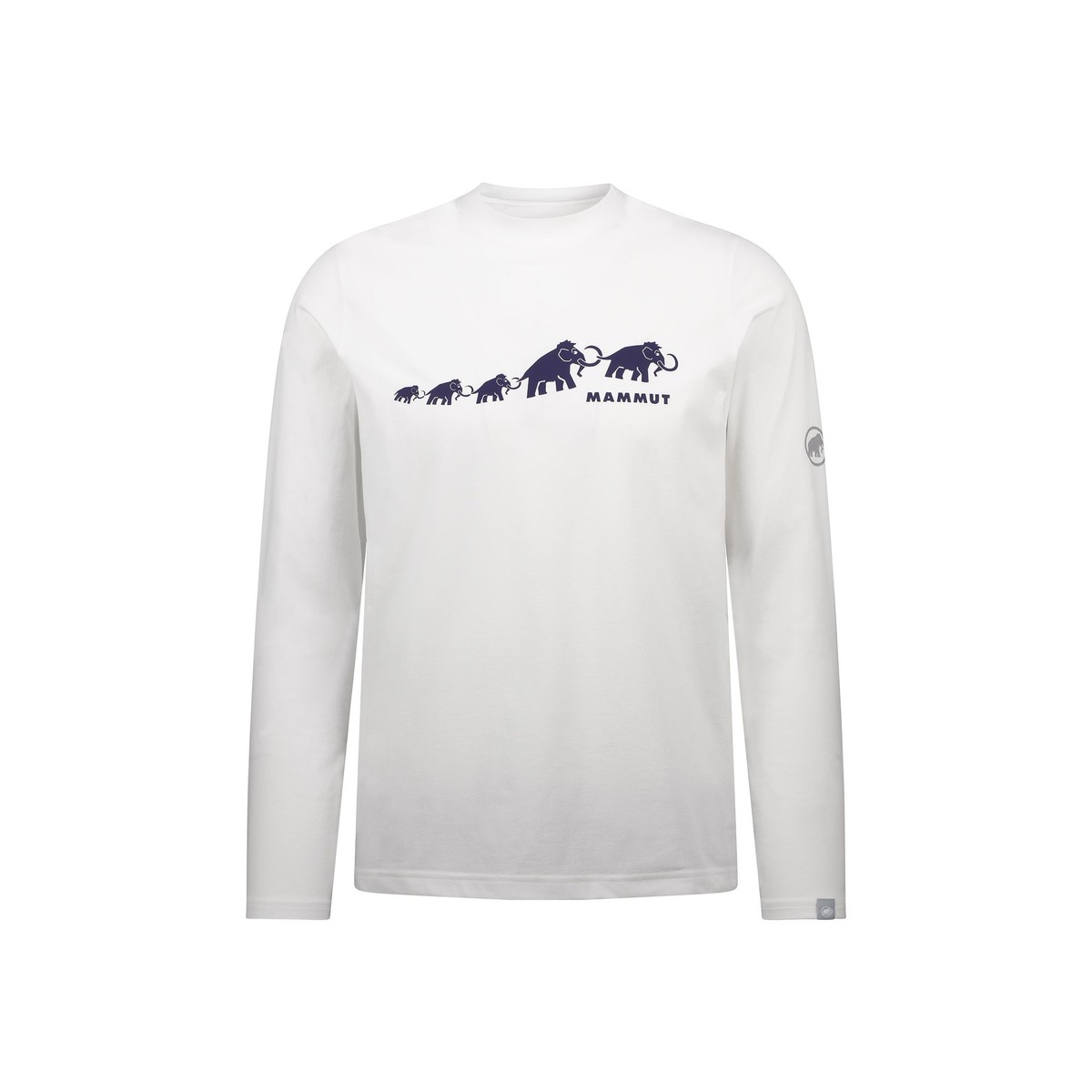 QD ロゴ プリント ロングスリーブ Tシャツ アジアンフィット（QD Logo
