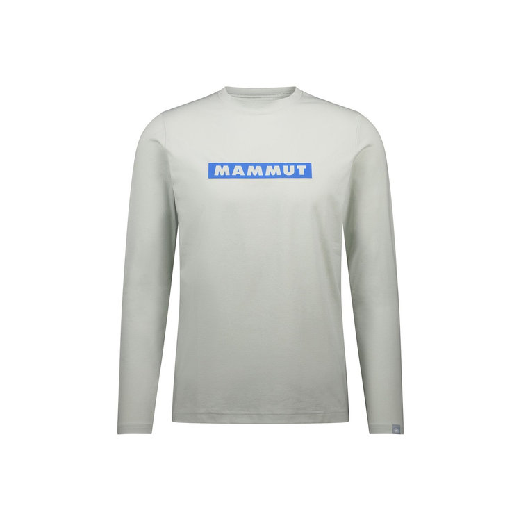 QD ロゴ プリント ロングスリーブ Tシャツ アジアンフィット silver sage-glacier blue PRT2