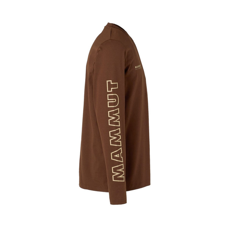 QD ロゴ プリント ロングスリーブ Tシャツ アジアンフィット soil PRT3