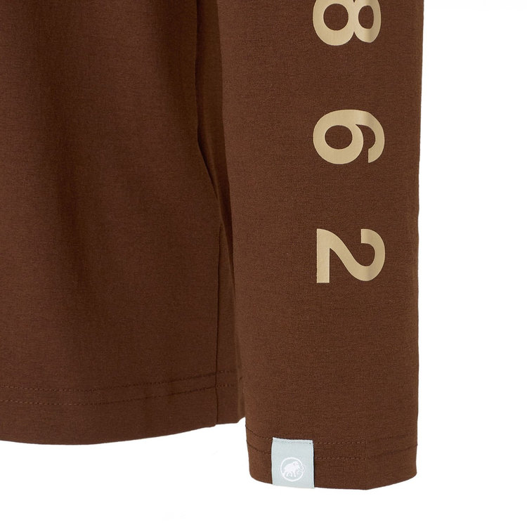 QD ロゴ プリント ロングスリーブ Tシャツ アジアンフィット soil PRT3