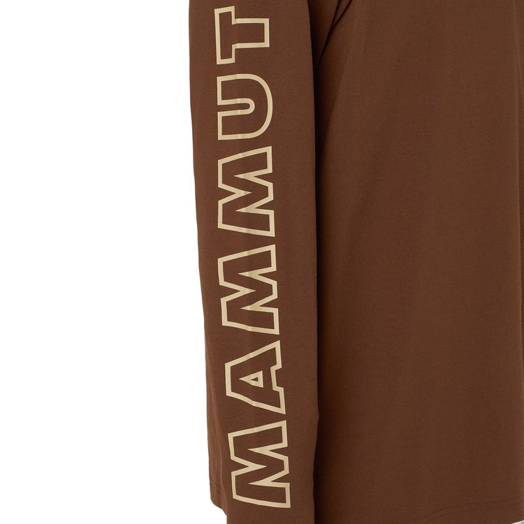 QD ロゴ プリント ロングスリーブ Tシャツ アジアンフィット soil PRT3