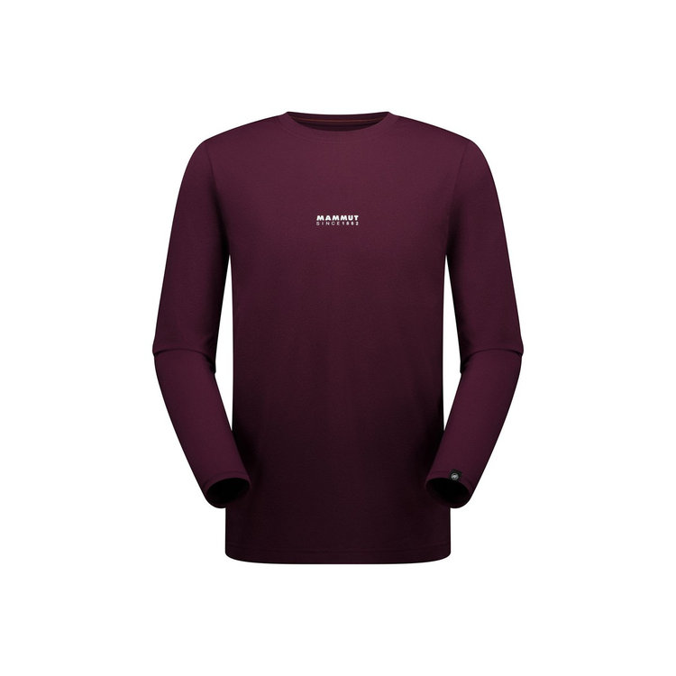 QD ロゴ プリント ロングスリーブ Tシャツ アジアンフィット vin PRT1