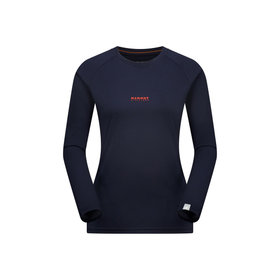 QD ロゴ プリント ロングスリーブ Tシャツ アジアンフィット