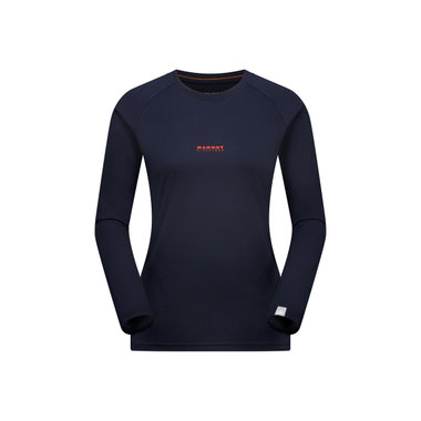 QD ロゴ プリント ロングスリーブ Tシャツ アジアンフィット