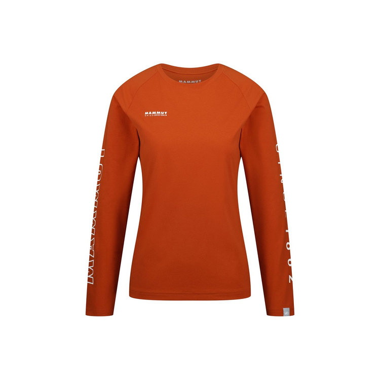 QD ロゴ プリント ロングスリーブ Tシャツ アジアンフィット autumn larice PRT3