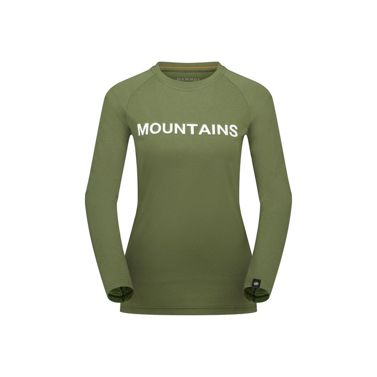 QD ロゴ プリント ロングスリーブ Tシャツ アジアンフィット marsh PRT4