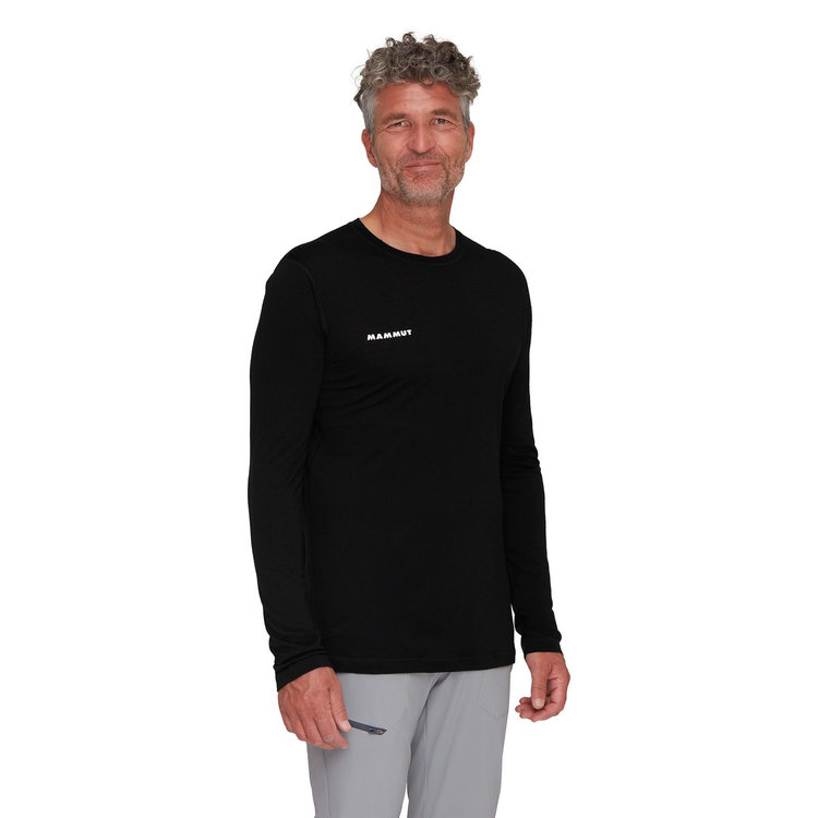 ツリーウール ファーストレイヤー ロングスリーブ アジアンフィット black