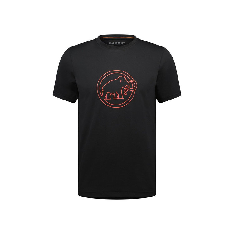 QD ロゴ プリント Tシャツ アジアンフィット black PRT4
