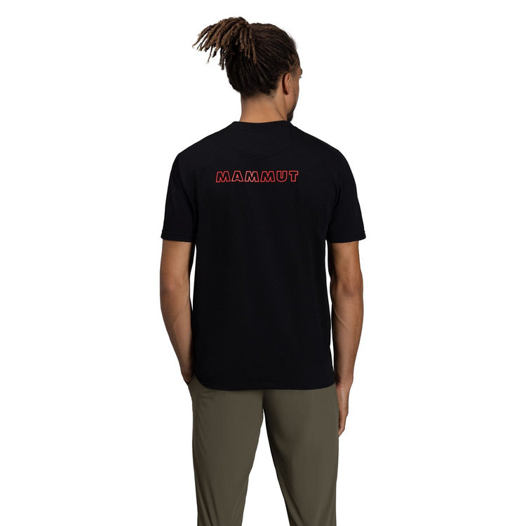 QD ロゴ プリント Tシャツ アジアンフィット black PRT4