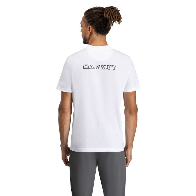 QD ロゴ プリント Tシャツ アジアンフィット white PRT4