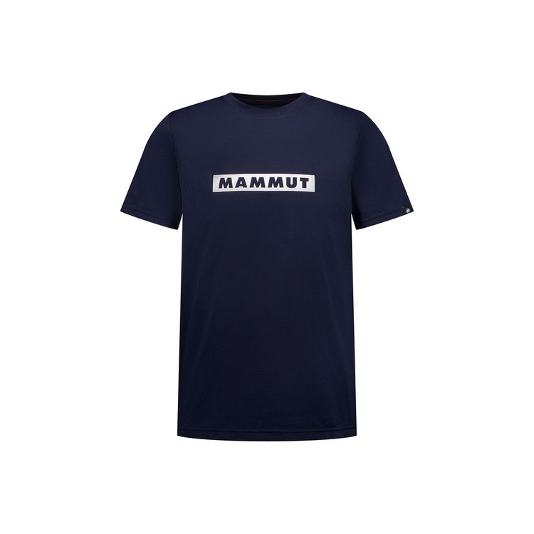 QD ロゴ プリント Tシャツ アジアンフィット marine-white PRT2