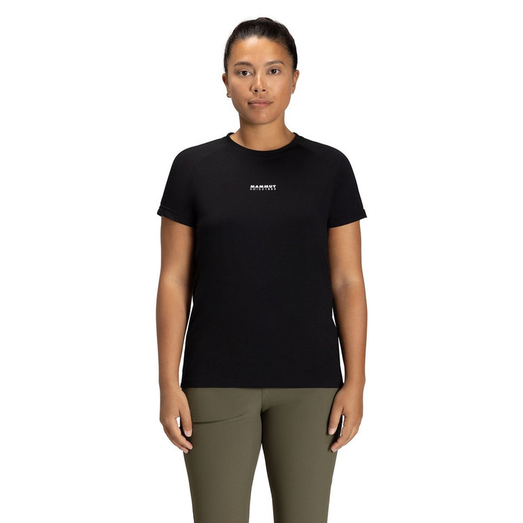 QD ロゴ プリント Tシャツ アジアンフィット black PRT1