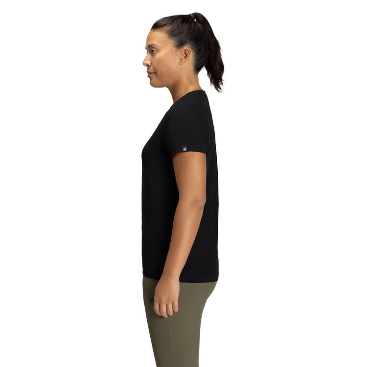 QD ロゴ プリント Tシャツ アジアンフィット black PRT1