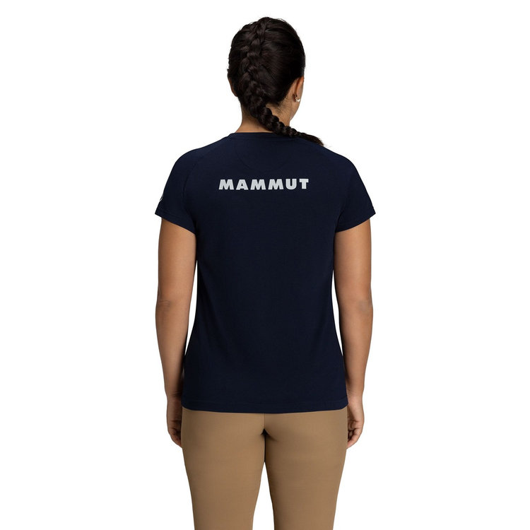 QD ロゴ プリント Tシャツ アジアンフィット marine PRT3