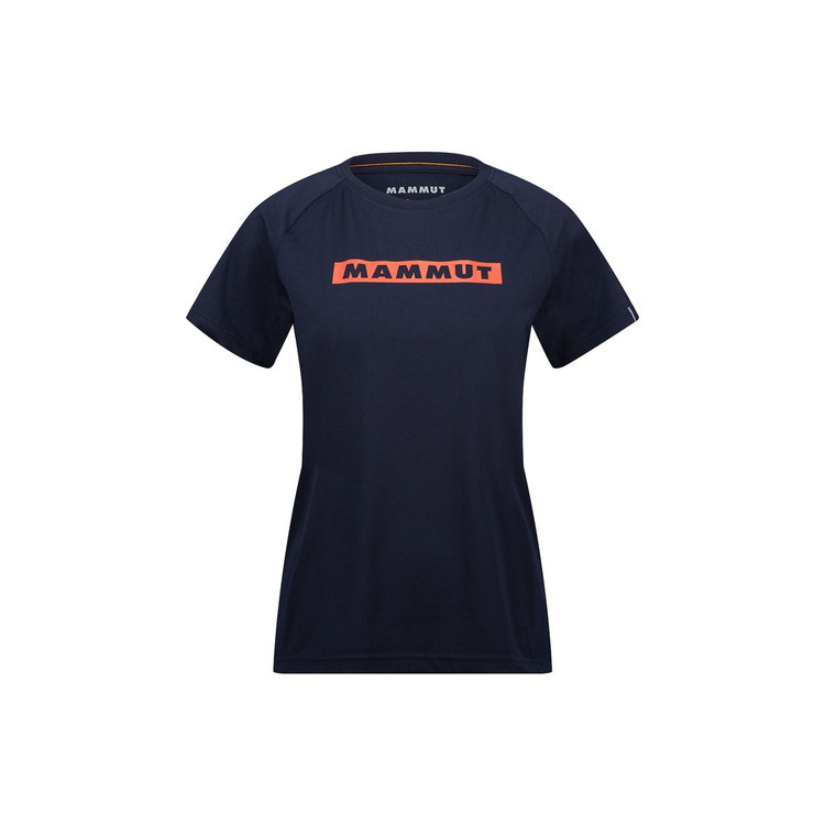 QD ロゴ プリント Tシャツ アジアンフィット marine-mammut red PRT2