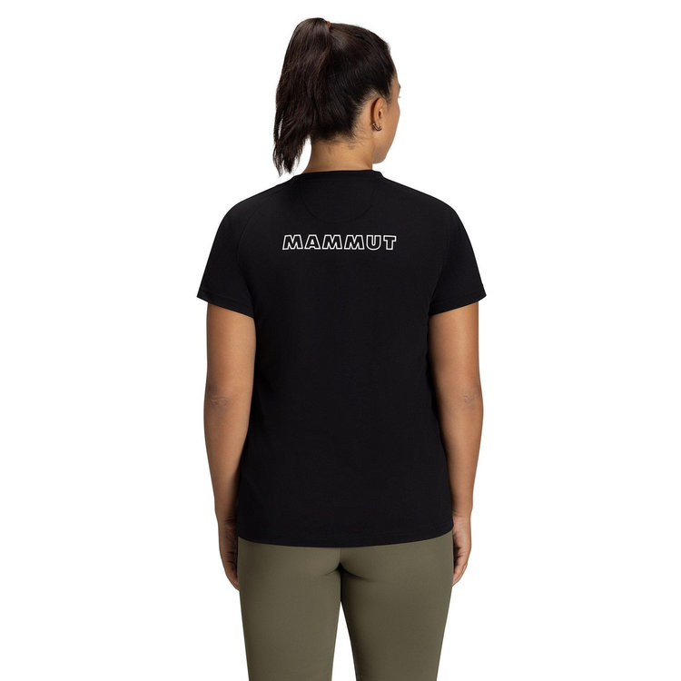 QD ロゴ プリント Tシャツ アジアンフィット black PRT4