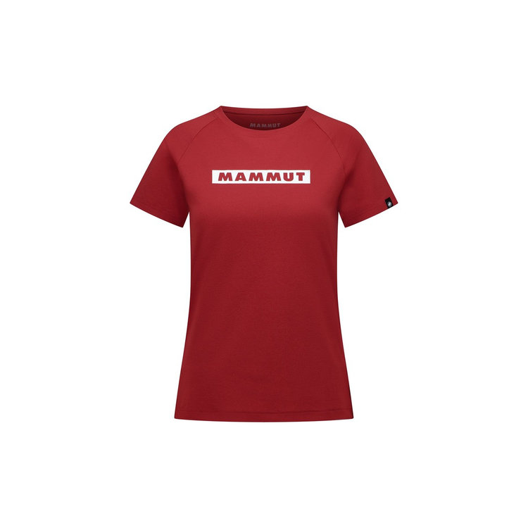 QD ロゴ プリント Tシャツ アジアンフィット dark mammut red PRT2