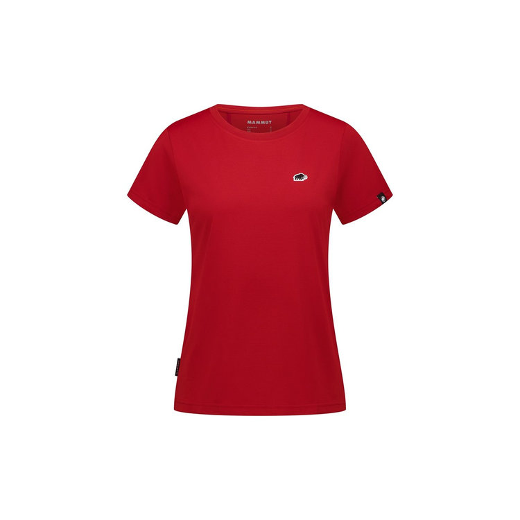 マムート エッセンシャル Tシャツ アジアンフィット dark mammut red PRT1