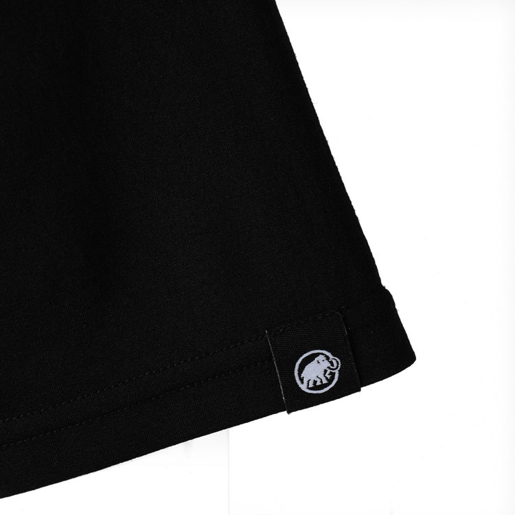 QD 富士山 プリント Tシャツ アジアンフィット black