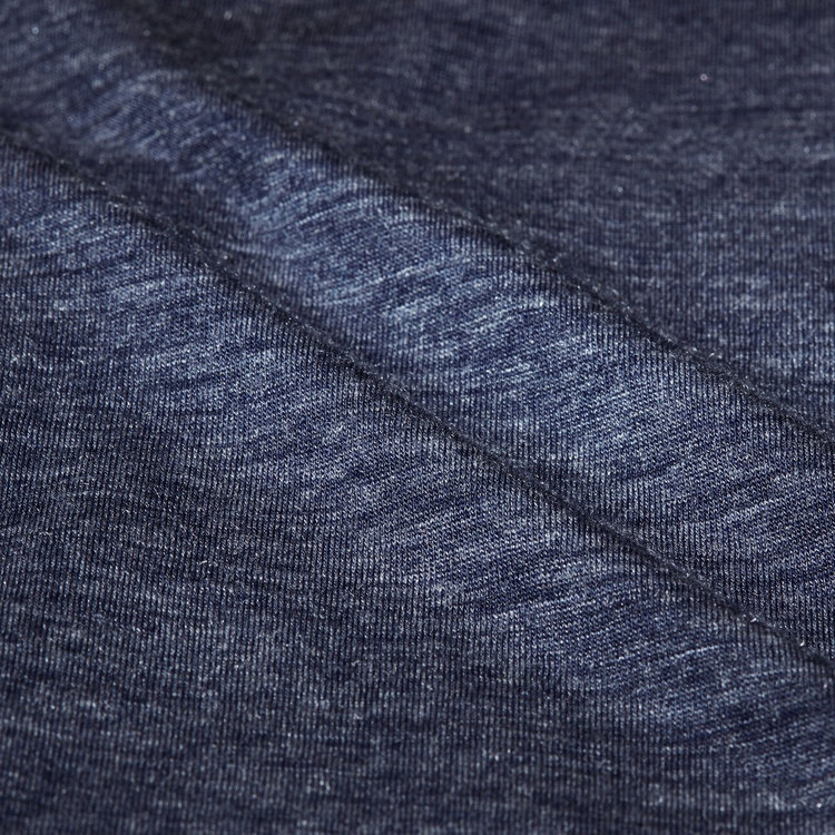 ツリー ウール ファーストレイヤー Tシャツ アジアンフィット marine melange