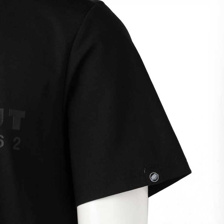 QD ロゴ プリント Tシャツ アジアンフィット プレミアムブラック black PRT1