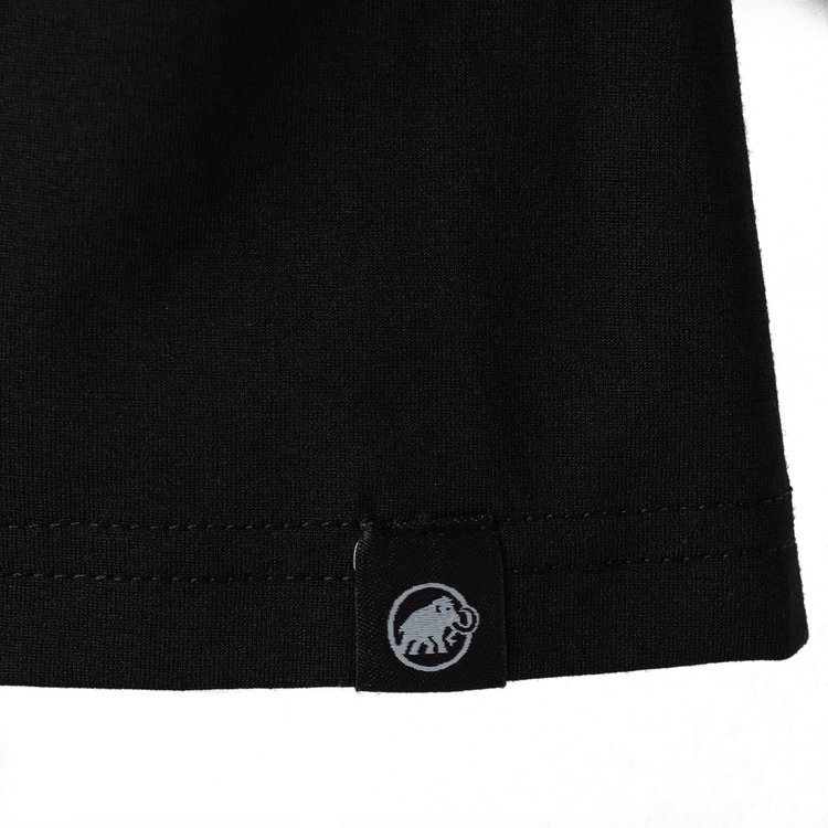 QD ロゴ プリント Tシャツ アジアンフィット プレミアムブラック black PRT1