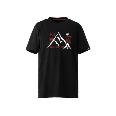 QD ヤリガタケ プリント Tシャツ アジアンフィット