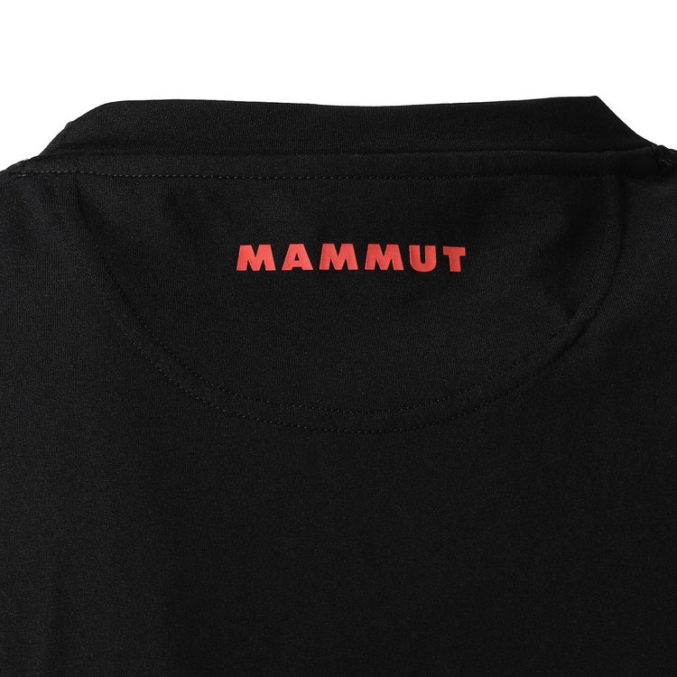 QD ヤリガタケ プリント Tシャツ アジアンフィット black