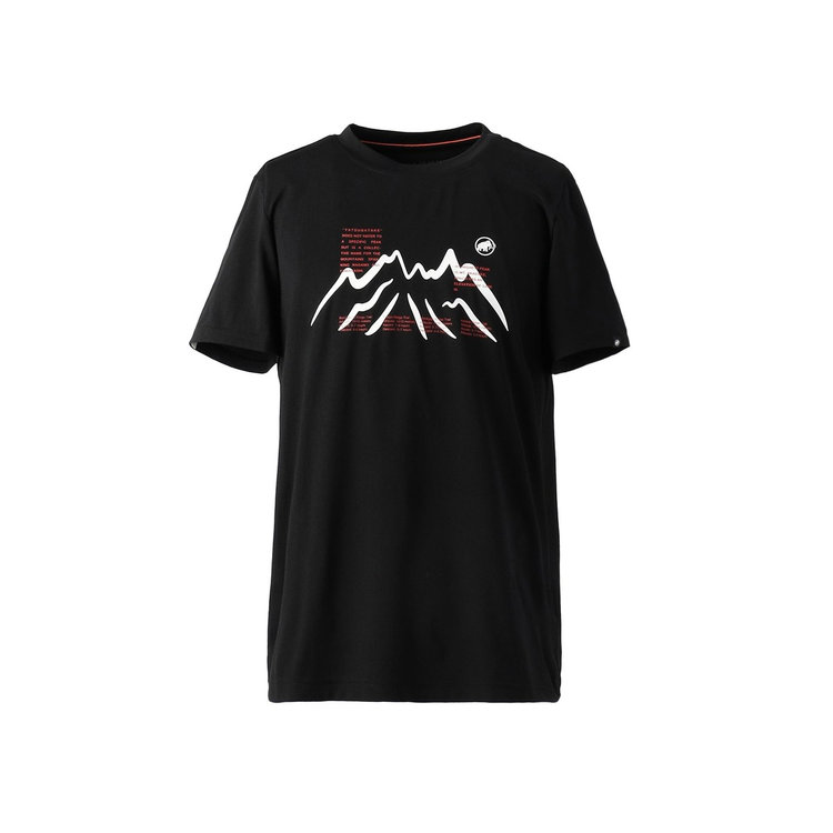 QD ヤツガタケ プリント Tシャツ アジアンフィット