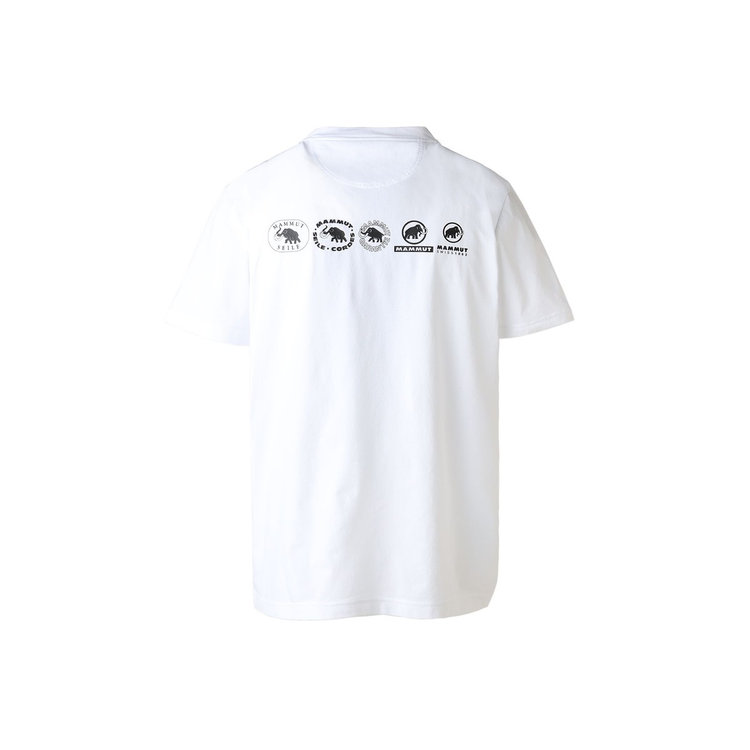 QD ロゴ ヒストリー P1 プリント Tシャツ アジアンフィット white