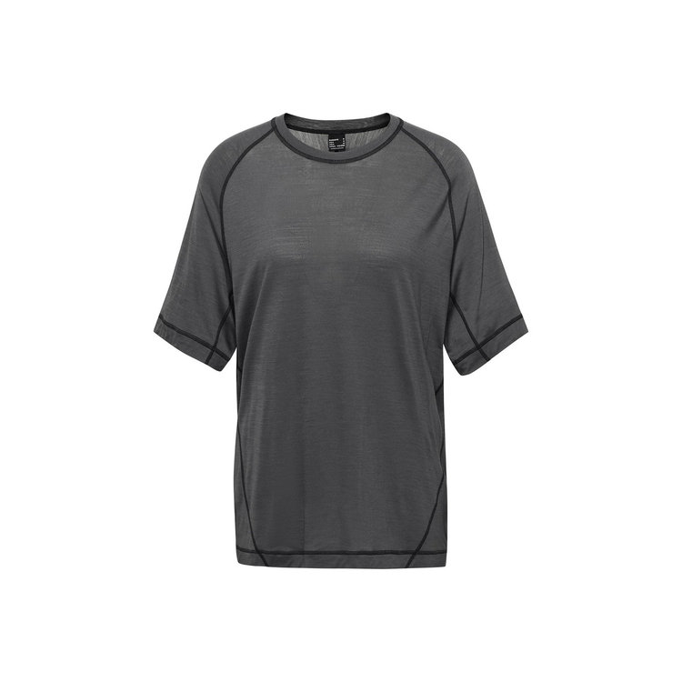 ハイキング パトロール × マムート ツリーウール ファーストレイヤー Tシャツ gabbro